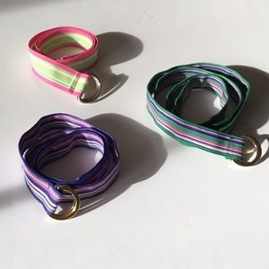 Women’s belts  - set of 3